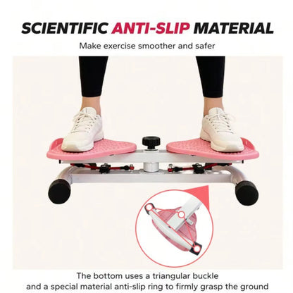 2-in-1 Swing Stepper with Resistance Bands
