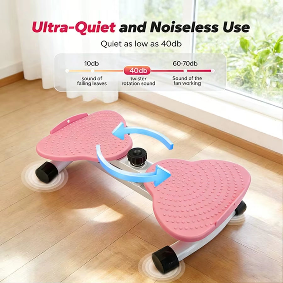 2-in-1 Swing Stepper with Resistance Bands