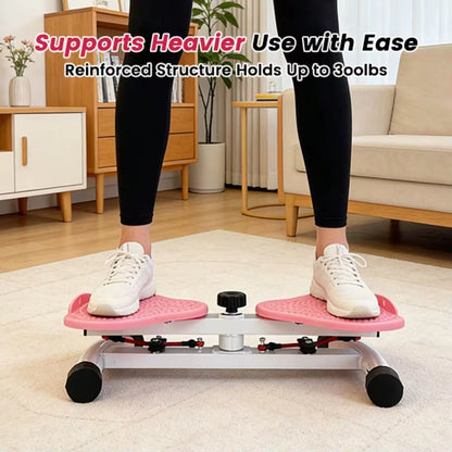 2-in-1 Swing Stepper with Resistance Bands