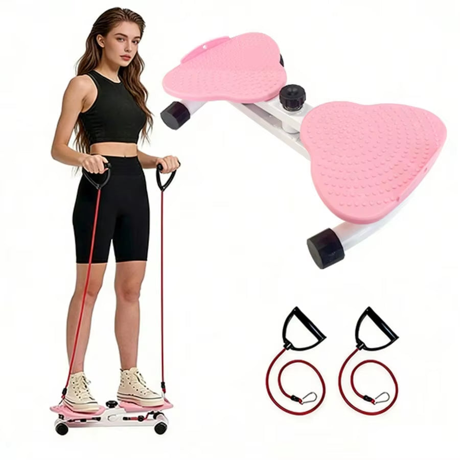 2-in-1 Swing Stepper with Resistance Bands