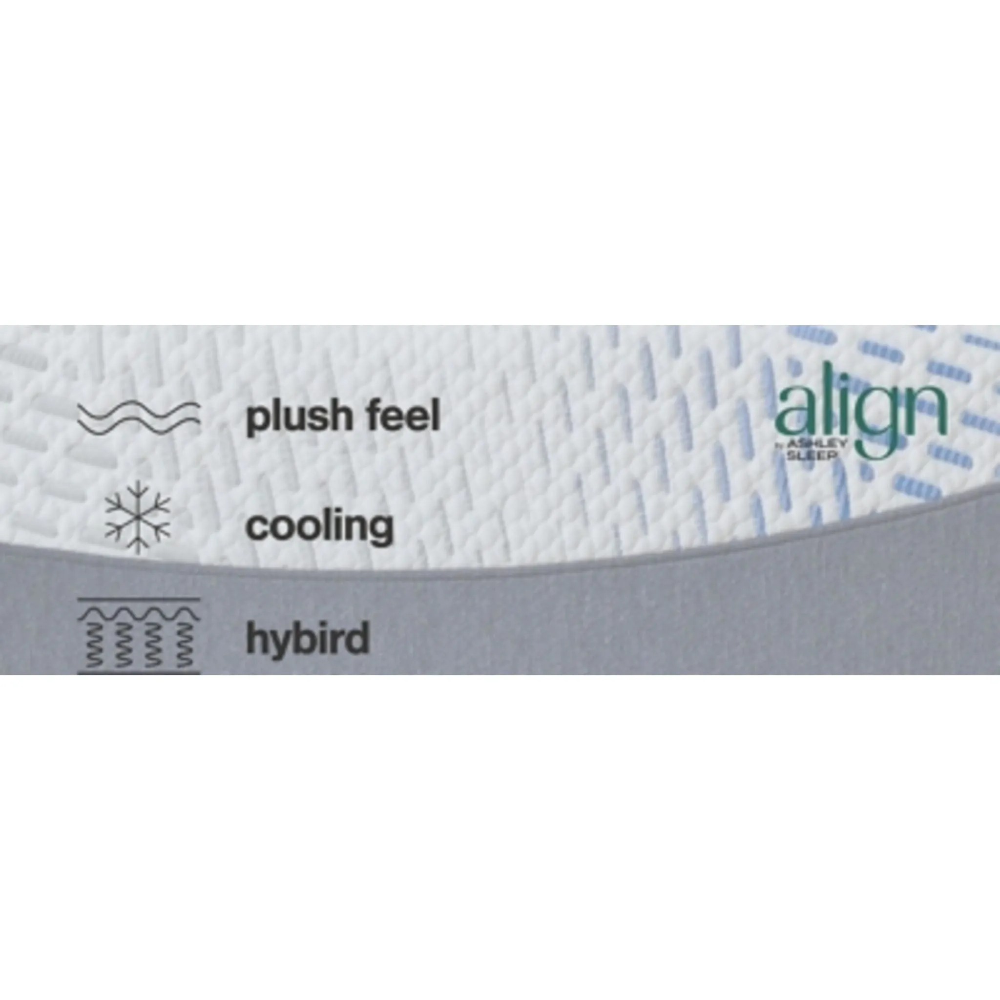 Ashley Sleep Align Plush Gel Latex Hybrid