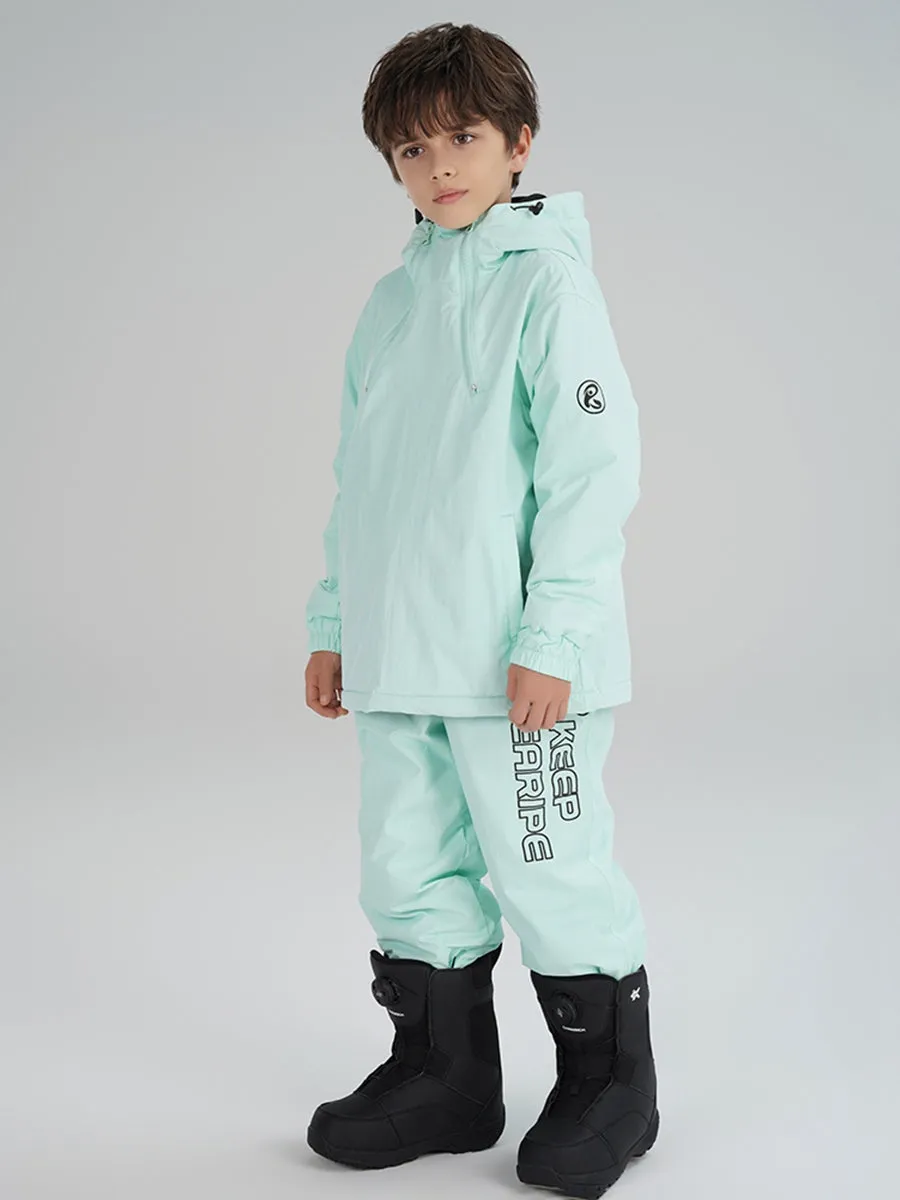 Boys' Double Zippers Snowboard Suits