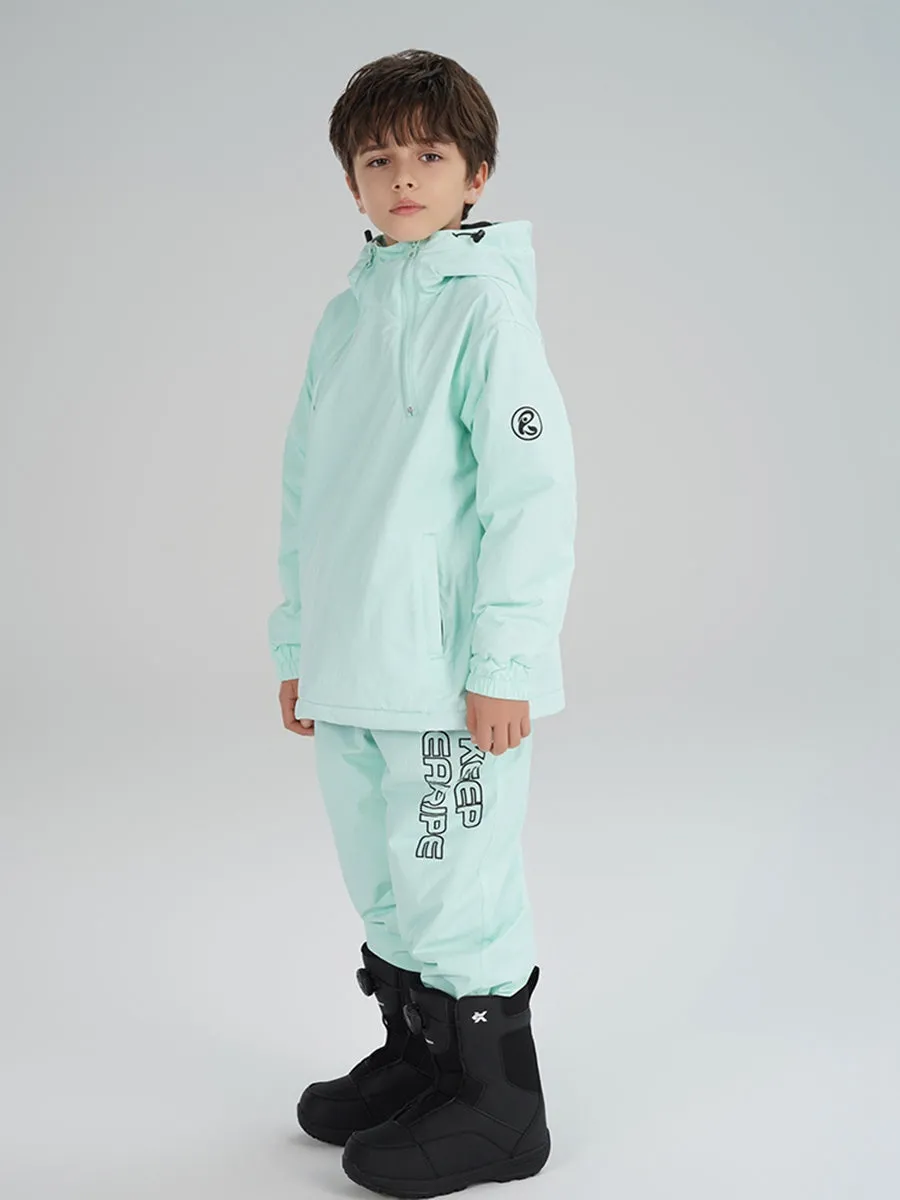 Boys' Double Zippers Snowboard Suits