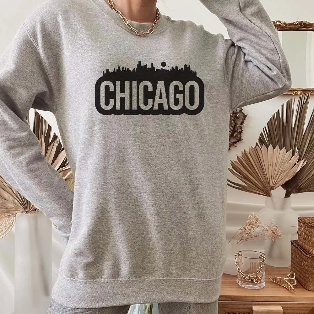 Chicago Illinois Skyline Sweatshirt