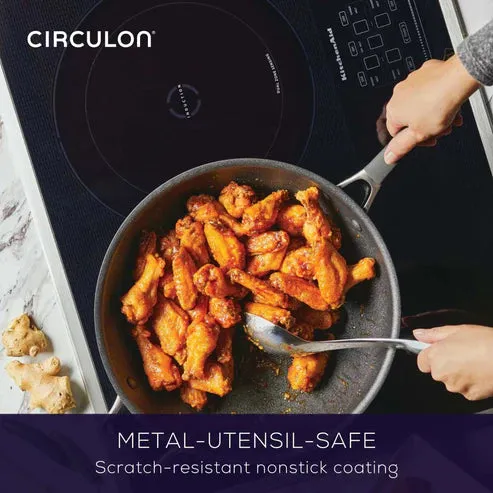 Circulon ScratchDefense A1 Nonstick Induction Covered Sauteuse - 28cm/4.7L