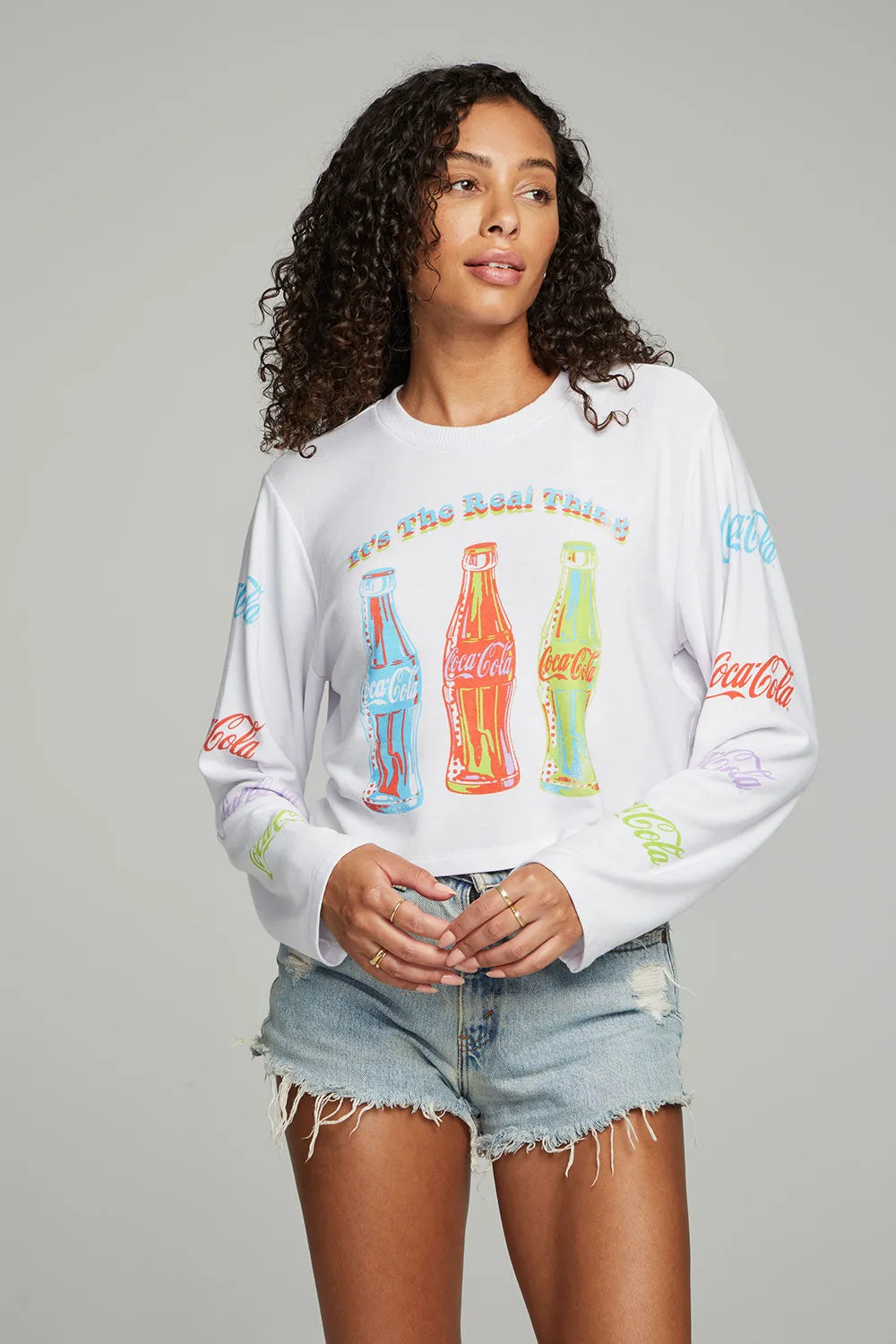 Coca Cola Neon Pop Art Top - White