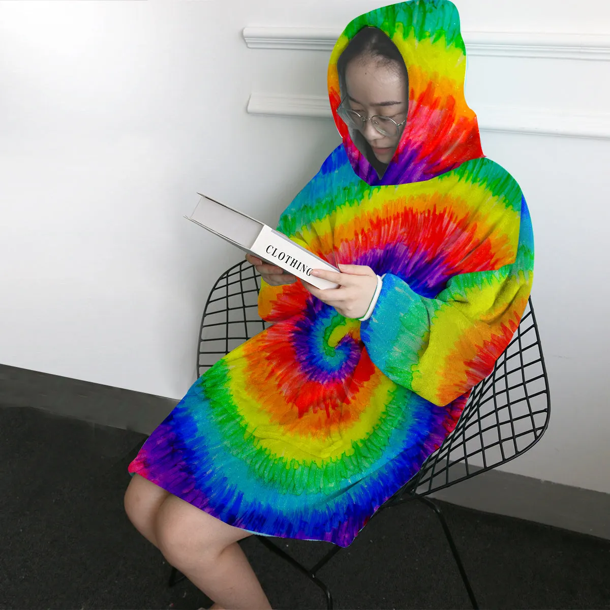 Color Creation Wearable Blanket Hoodie