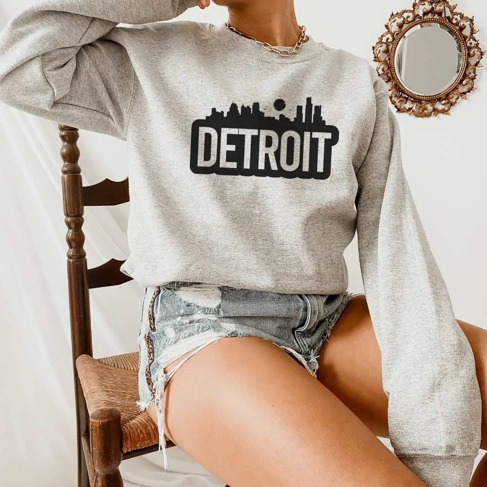 Detroit Skyline Sweatshirt