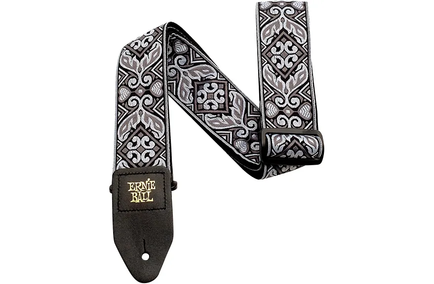 Ernie Ball Jacquard Guitar Strap Tribal Silver