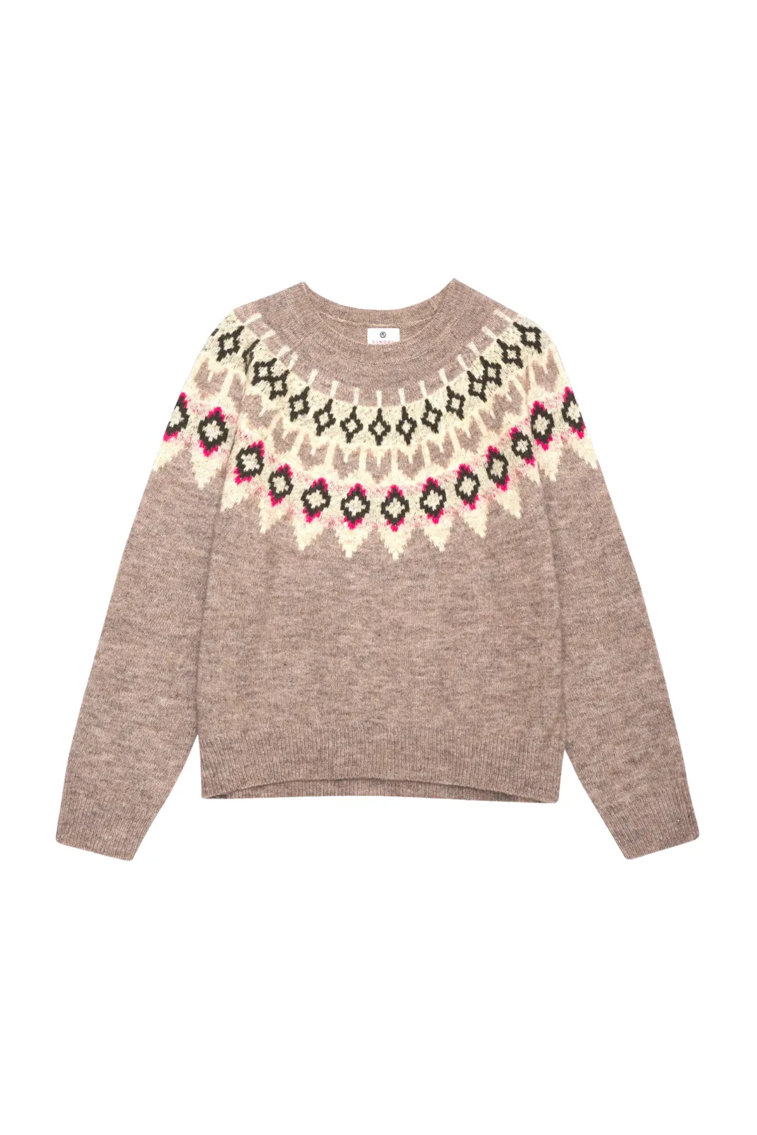 FairIsle Crew Sweater, Hazel