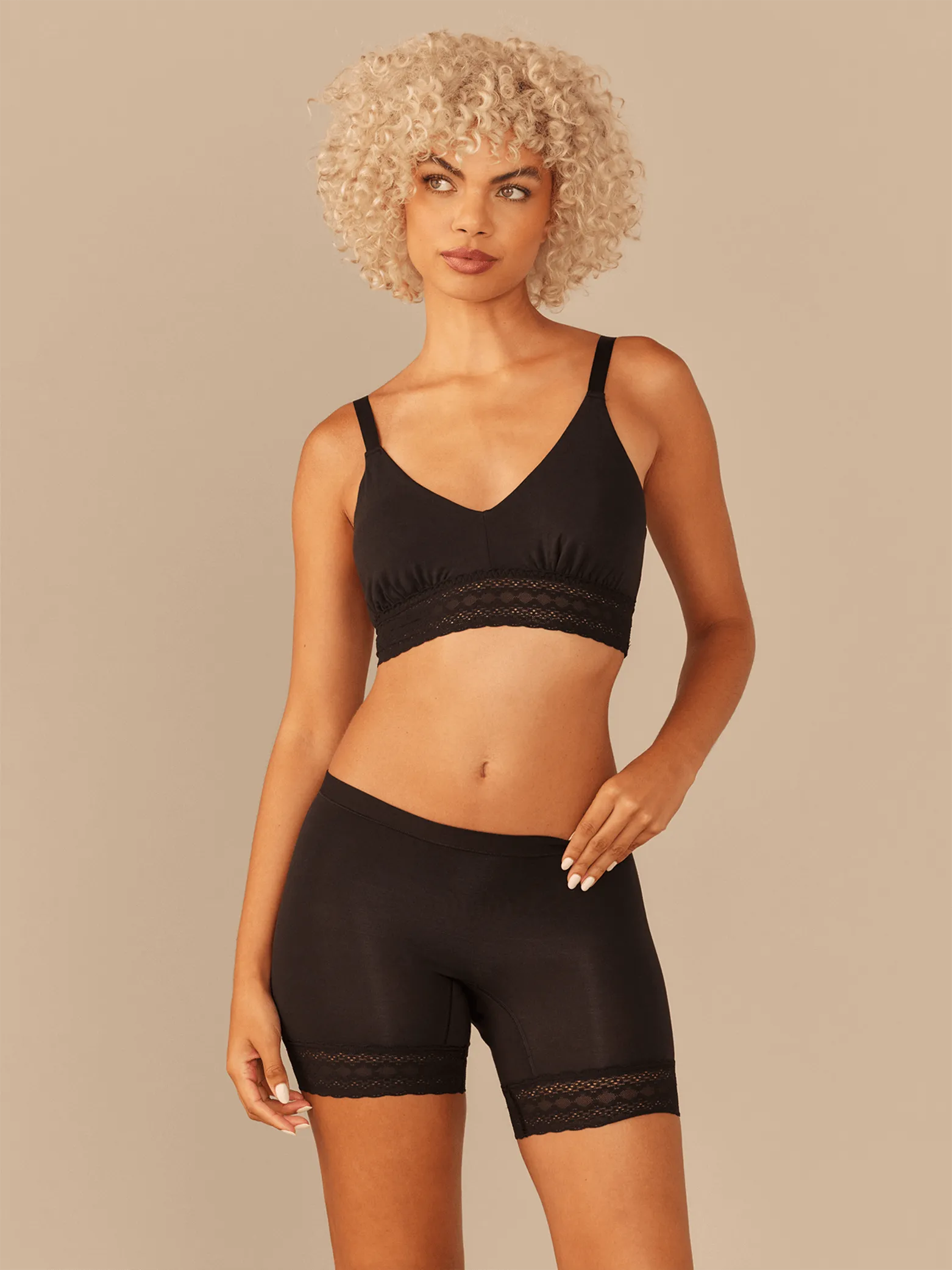 FeelFree Lace Long Boyshort | Sound Ashleep