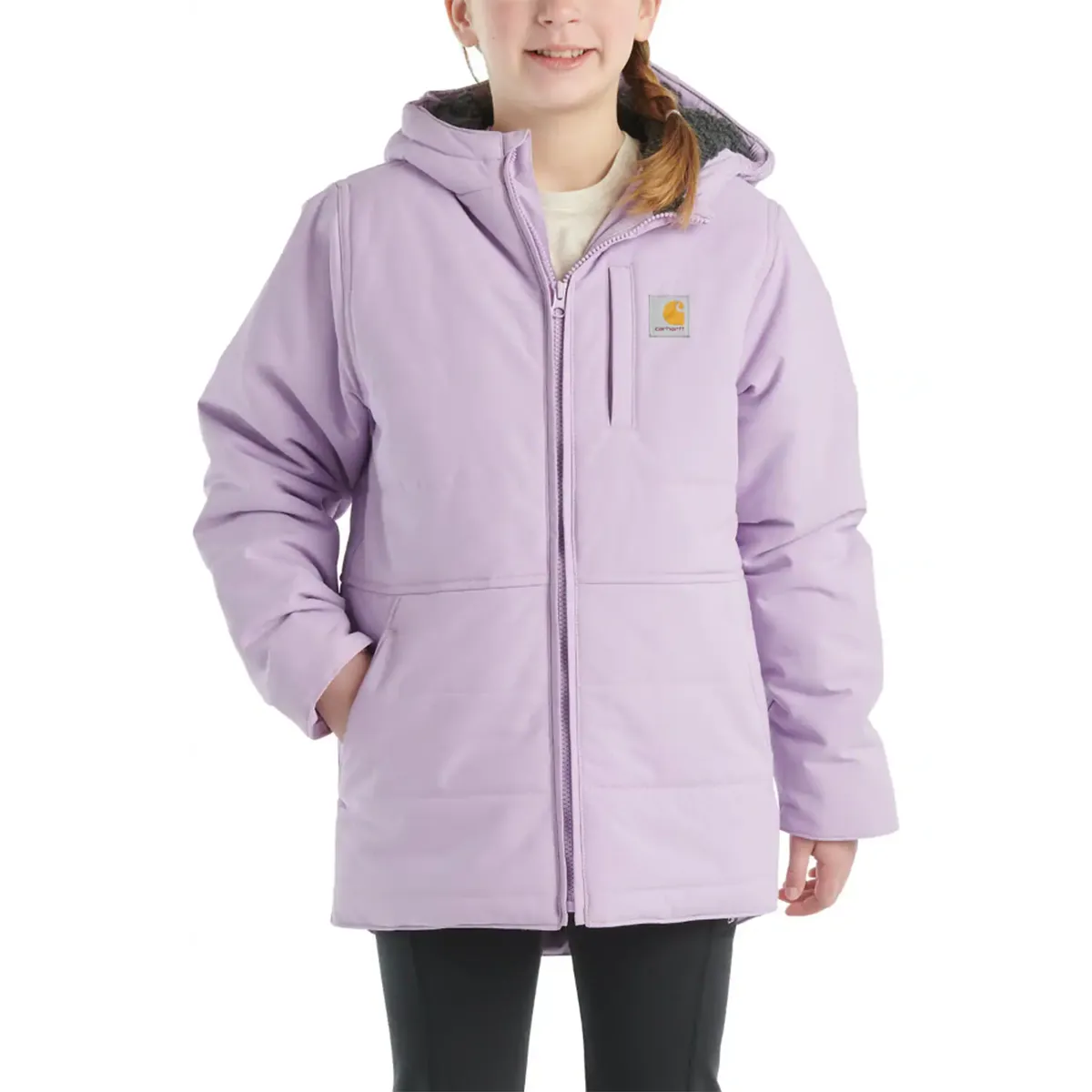 Girls' Long-Sleeve Montana Insulated Hooded Jacket CP9581