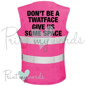 High Visibility Hi Vis Equestrian Reflective Vest Tabard Waistcoat TWATFACE