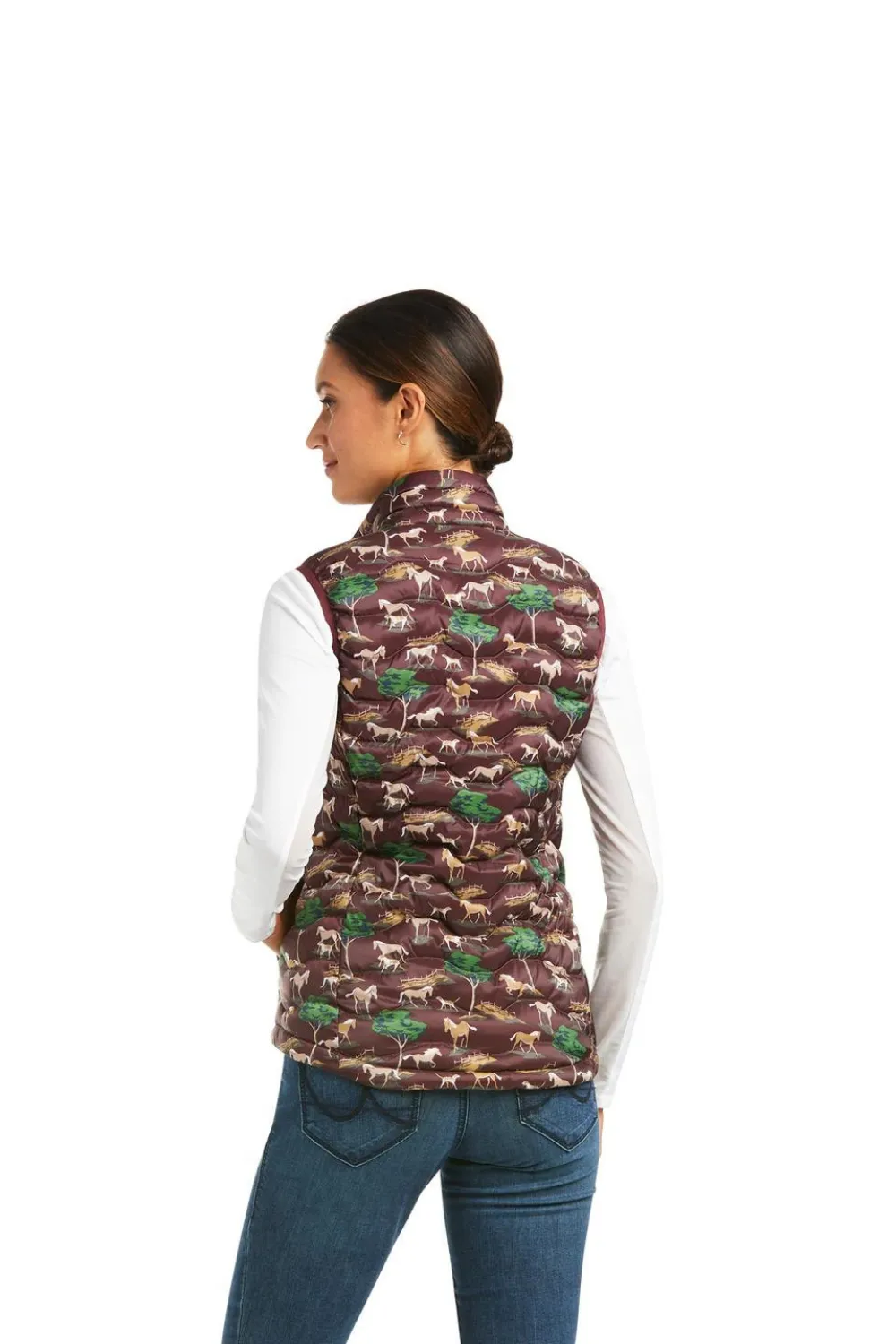 Ideal 3.0 Down Vest Pasture Print