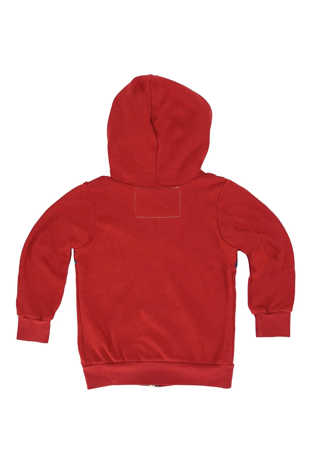 KID'S 5 STRIPE HOODIE - RED