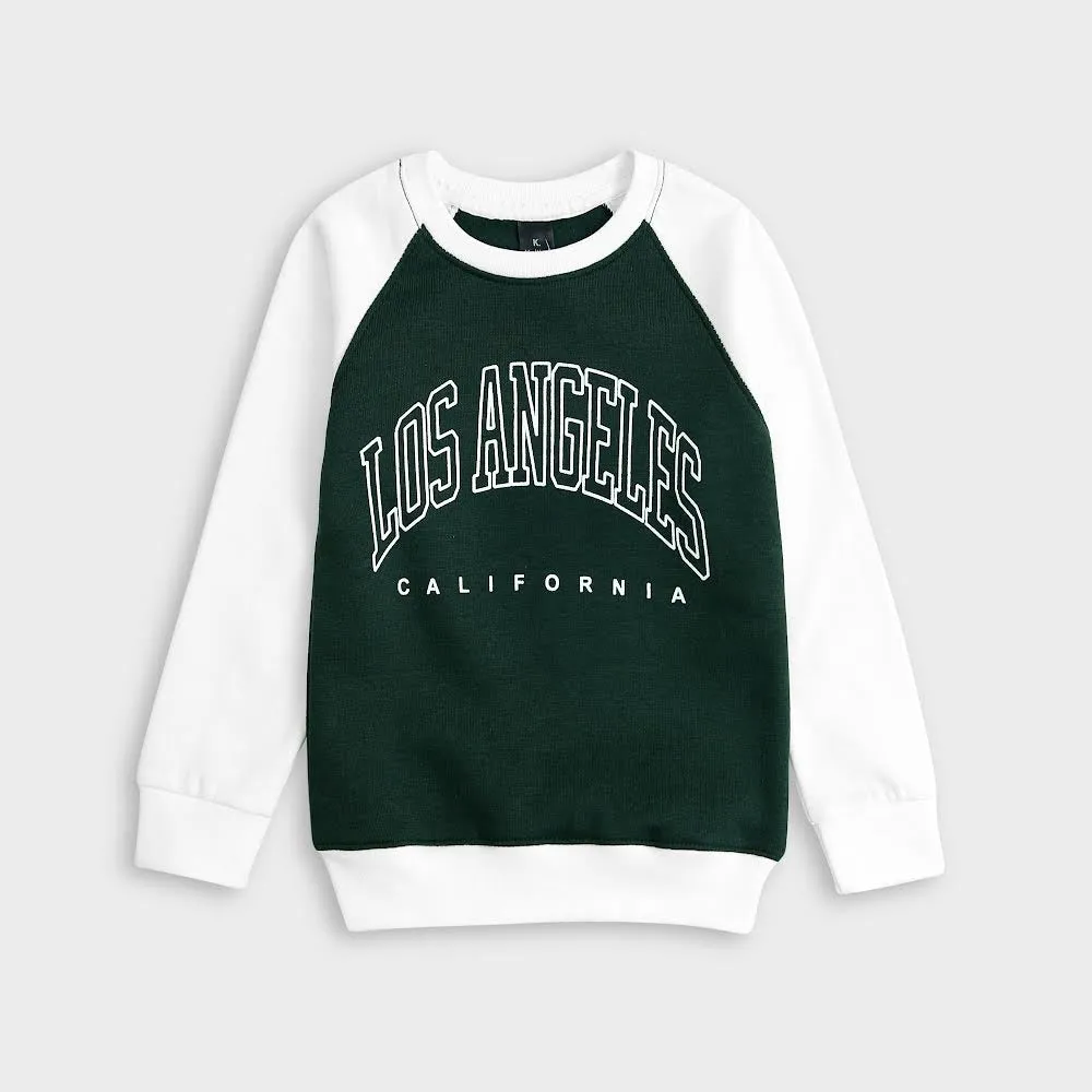 Los angeles sweatshirt in fleece for kids