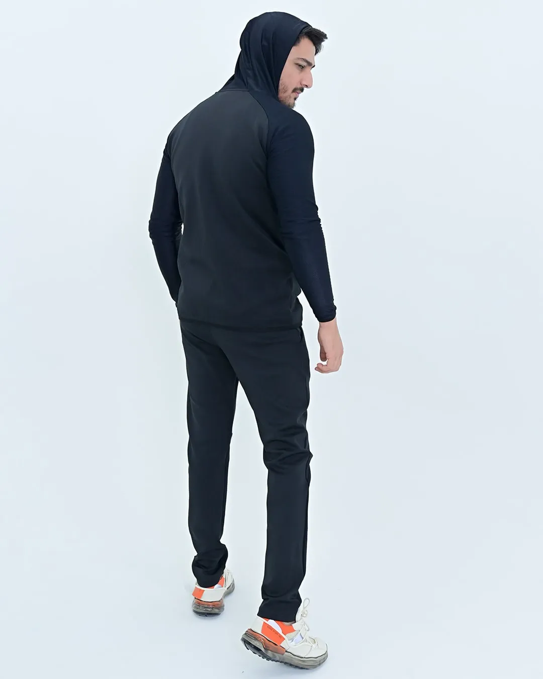 MCD Double Panel Black Knitted Tracksuite