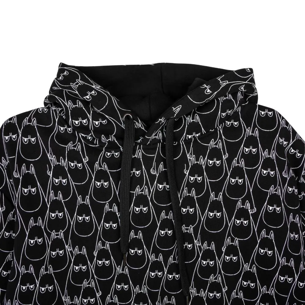 Moomintroll Angry Hoodie Black - Martinex