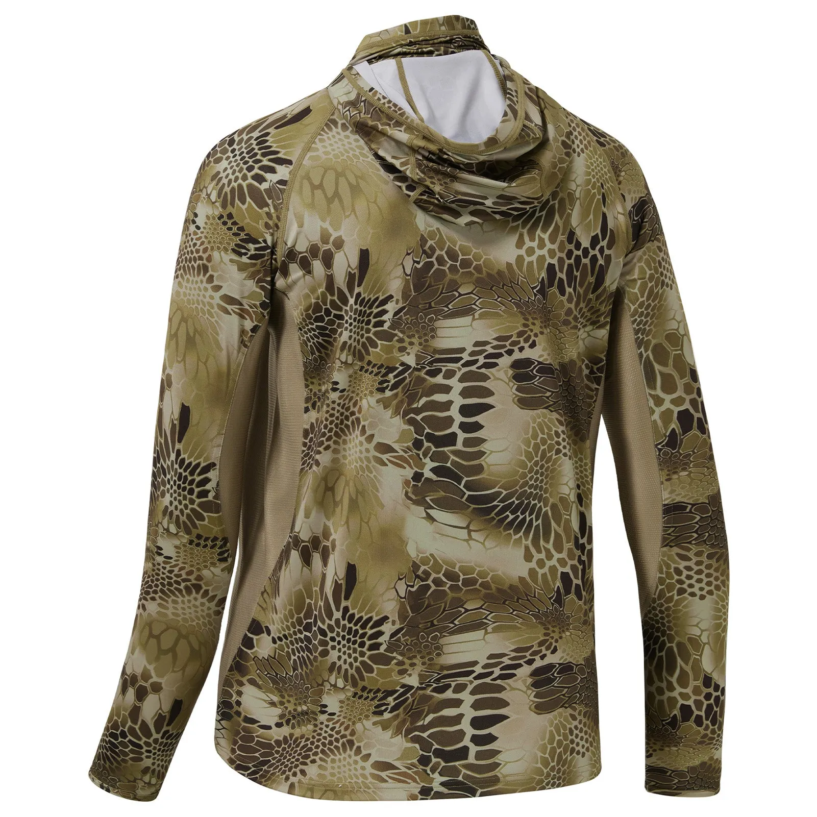 M's UPF 50  Long Sleeve Camo Hoodie with Mask FS06M