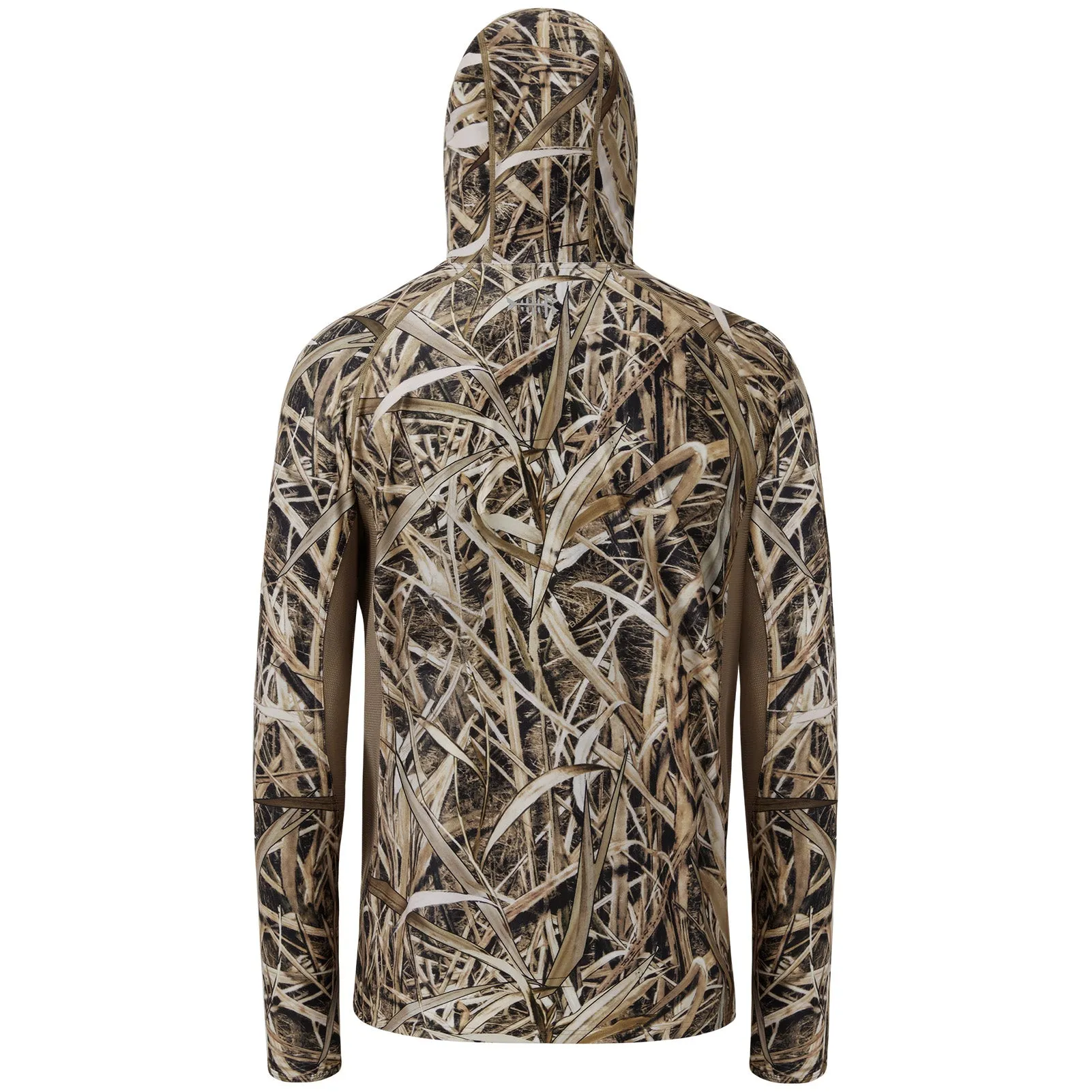 M's UPF 50  Long Sleeve Camo Hoodie with Mask FS06M