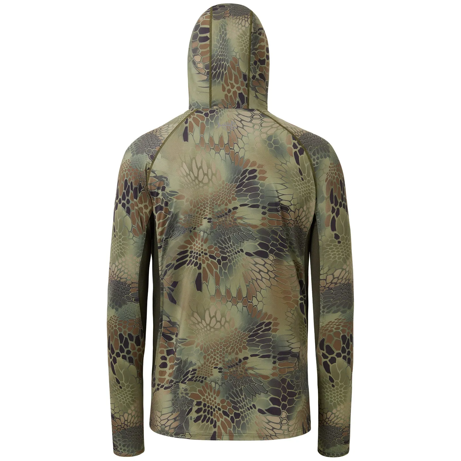 M's UPF 50  Long Sleeve Camo Hoodie with Mask FS06M