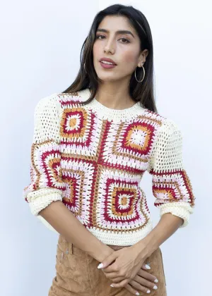 Norah Crochet Jumper ***FINAL SALE***