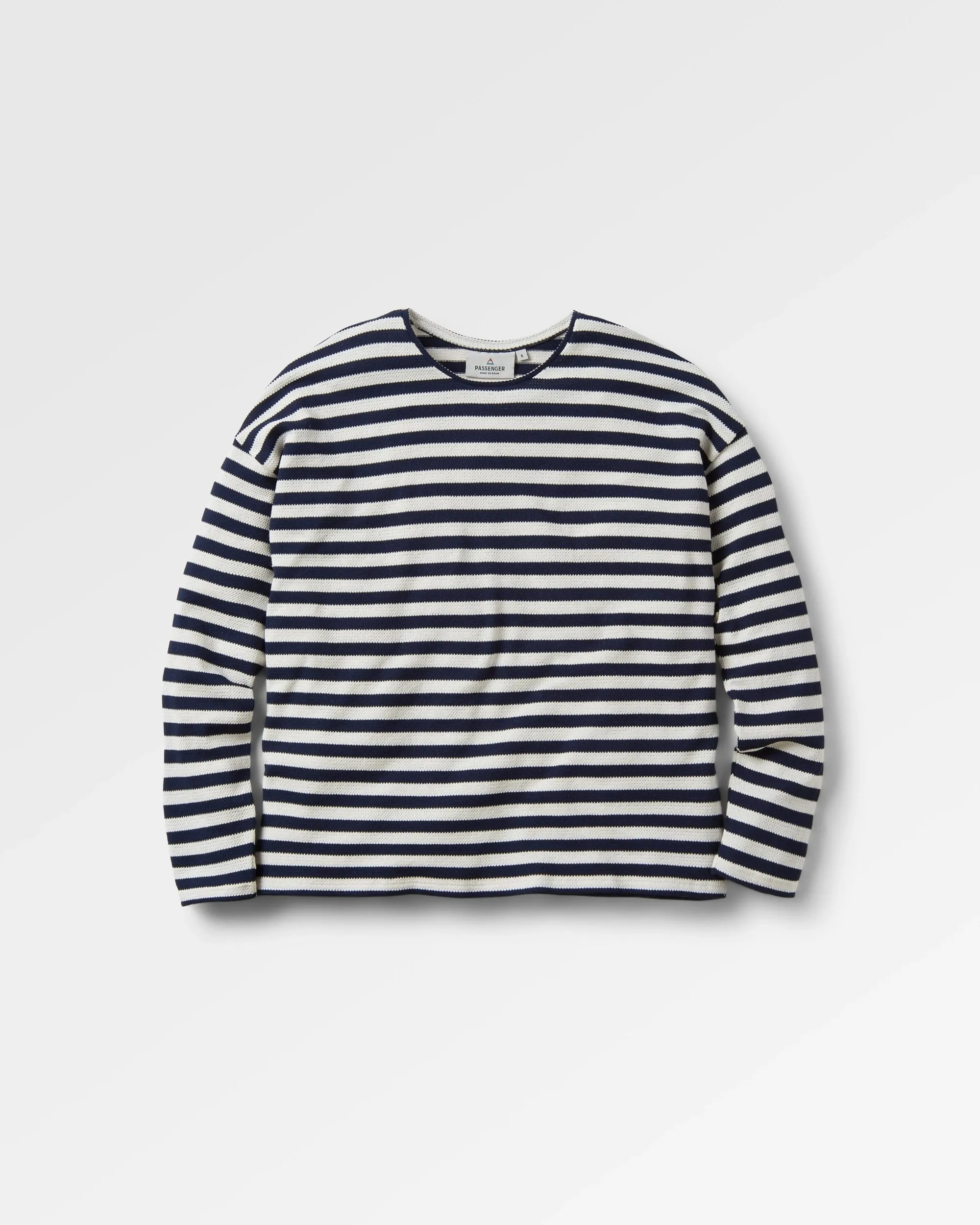 Panorama Striped LS T-Shirt - Deep Navy