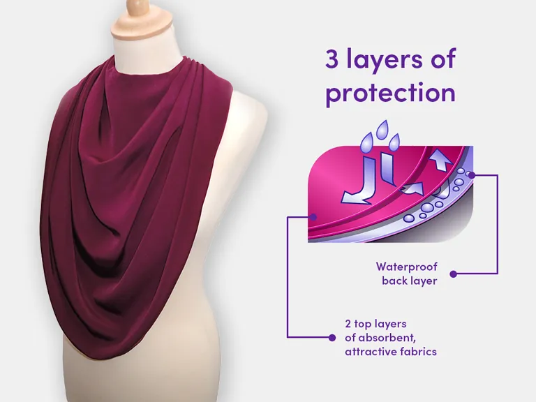 Pashmina Clothing Protector for adults (Bib)