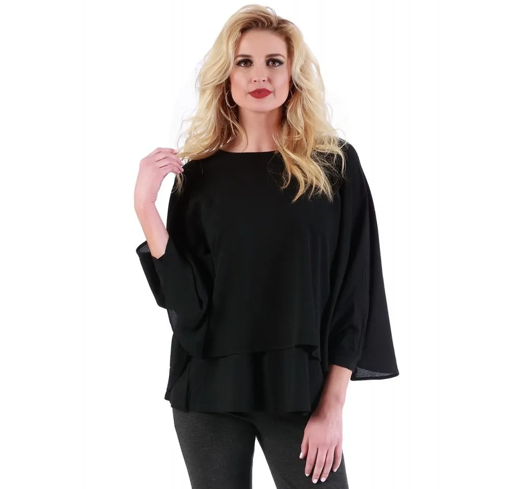 Poncho Top with Boatneck 153661