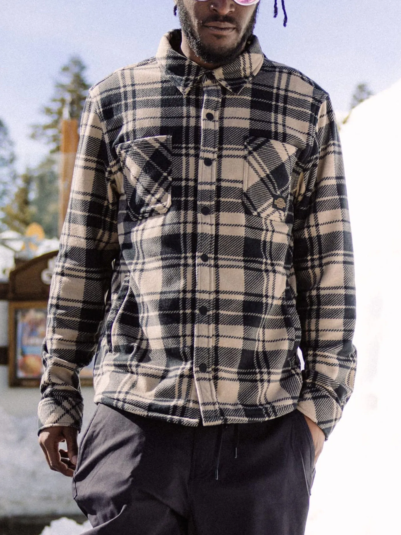 Sierra Fleece Long Sleeve Buttondown Shirt