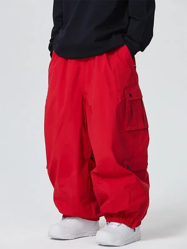 Super Baggy Snowboarding Pants Cool Ski Pants Couple Style