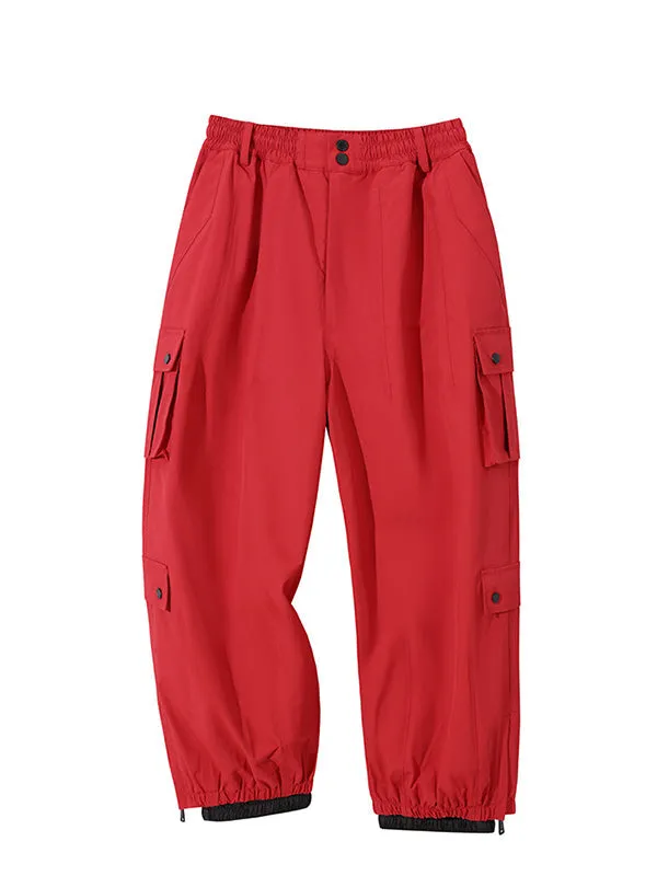 Super Baggy Snowboarding Pants Cool Ski Pants Couple Style