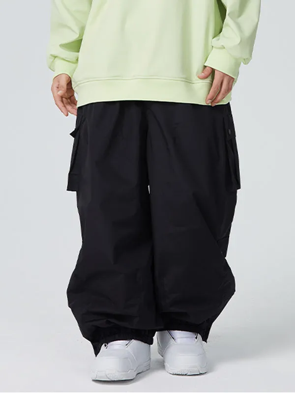 Super Baggy Snowboarding Pants Cool Ski Pants Couple Style