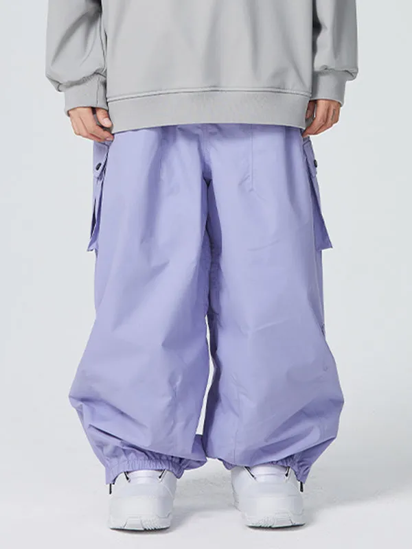 Super Baggy Snowboarding Pants Cool Ski Pants Couple Style