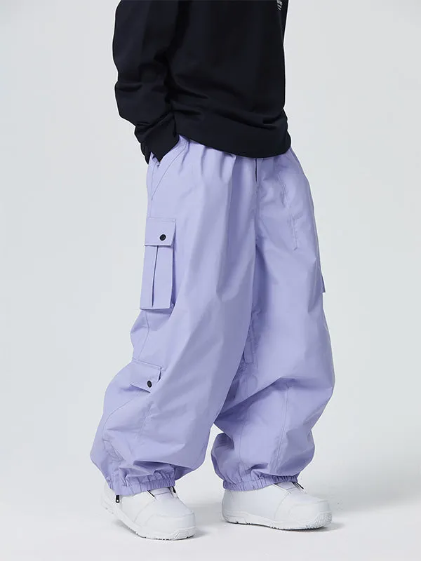 Super Baggy Snowboarding Pants Cool Ski Pants Couple Style