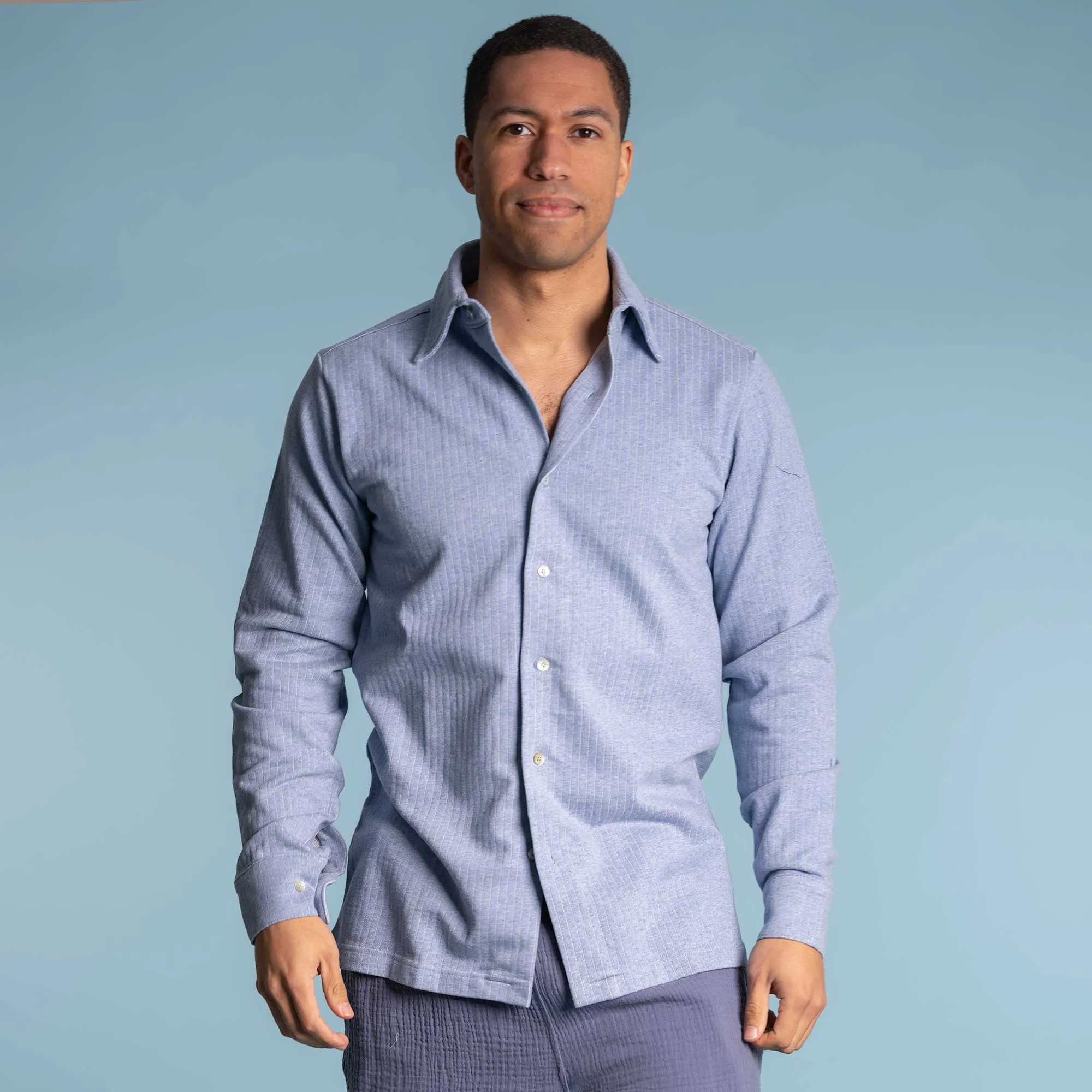 URBAN SOPHISTICATE 100% Organic Cotton Knit Over/Shirt (Unisex) (Closeout) (Final Sale)