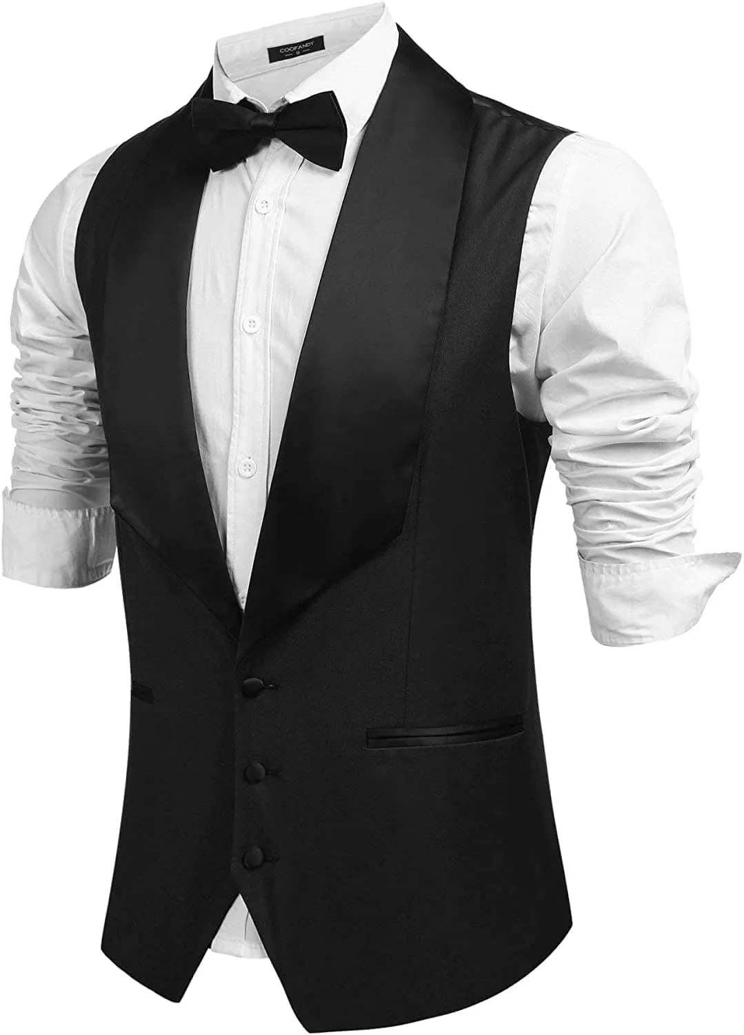 V-Neck Slim Fit Suit Vests (US Only)